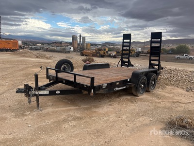 2020 CB 14 ft T/A Remolque Portamaquinaria