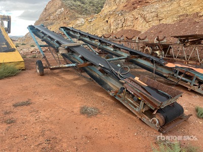 24 in x 39 ft Portable Radial Stacking Conveyor