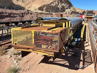 36 in x 102 ft Stationary Radial Stacking Conveyor