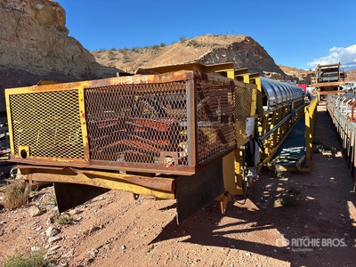 36 in x 102 ft Stationary Radial Stacking Conveyor