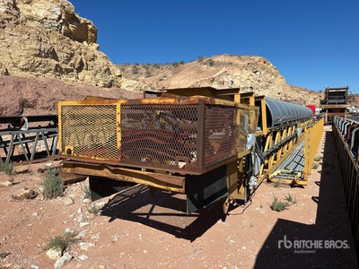 36 in x 102 ft Stationary Radial Stacking Convoyeur