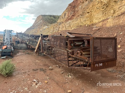 36 in x 120 ft Portable Radial Stacking Conveyor