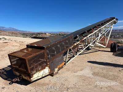 Excel 30 in x 66 ft Portable Radial Stacking Conveyor
