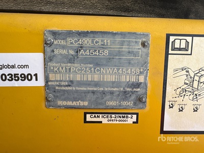 2023 Komatsu PC490LCI-11 Excavadora de Cadenas