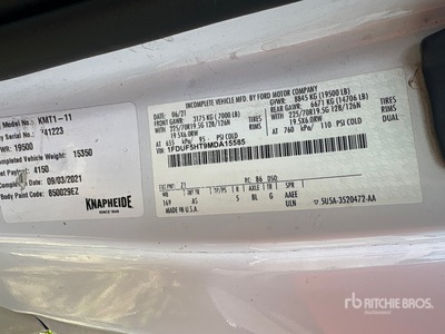2021 Ford F-550 4x4 Camion de servicios