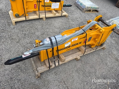 Teran THH400B-580K/M 16 in Hydraulic Breaker - Fits Case 580K/L/M (Unused)