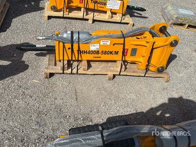 Teran THH400B-580K/M Hydraulic Breaker - Fits Case 580K/L/M (Unused)