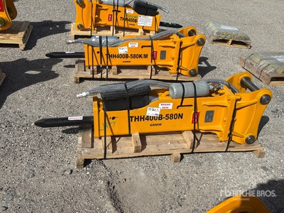 Teran THH400B-580N Hydraulic Breaker - Fits Case 580N (Unused)