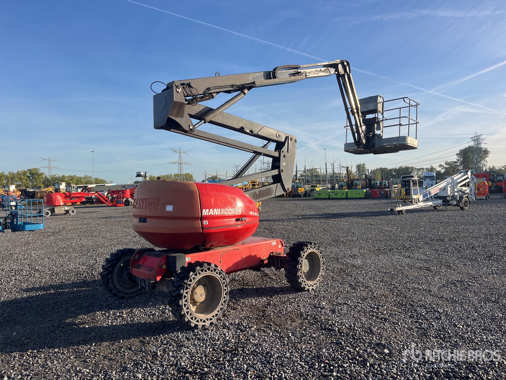 2016 Manitou 160ATJ 4WD Diesel Articulating Boom Lift