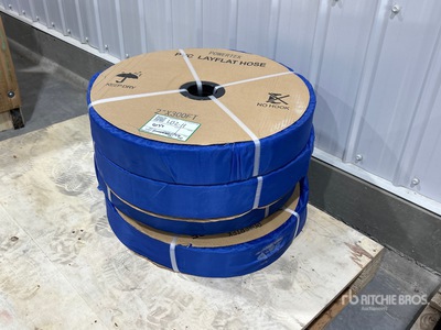 Quantity of (4) 2026 Powertek 2 in x 300 ft Water Hose (Unused)