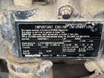 Engine with Engine Serial Number