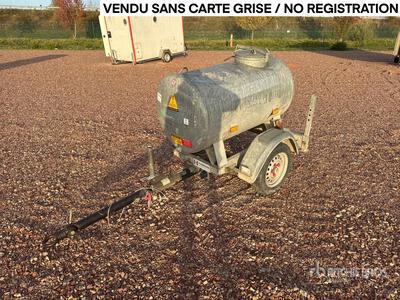 Hubiere H111T 11CN 500 L Citerne A Eau 1 Essieu Water Tank Trailer