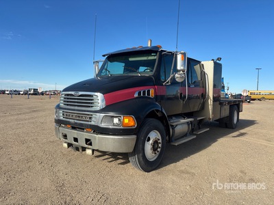 2009 Sterling Acterra 4x2 Crew Cab Flatbed Truck