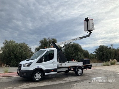 2023 France Elevator Topy 11 9.1 m on 2023 Ford Transit 4x2 Bucket Truck
