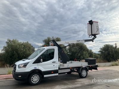 2023 France Elevator 9.1 m on 2024 Ford Transit 4x2 Bucket Truck