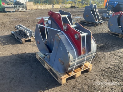 Quantity of (3) Strickland Digging Excavator Bucket - Fits Kobelco SK85 (Unused)