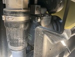 Engine with A/C Compressor