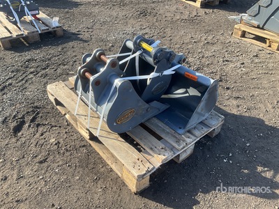 Quantity of (3) Strickland Excavator Bucket - Fits Kobelco SK17/18 (Unused)