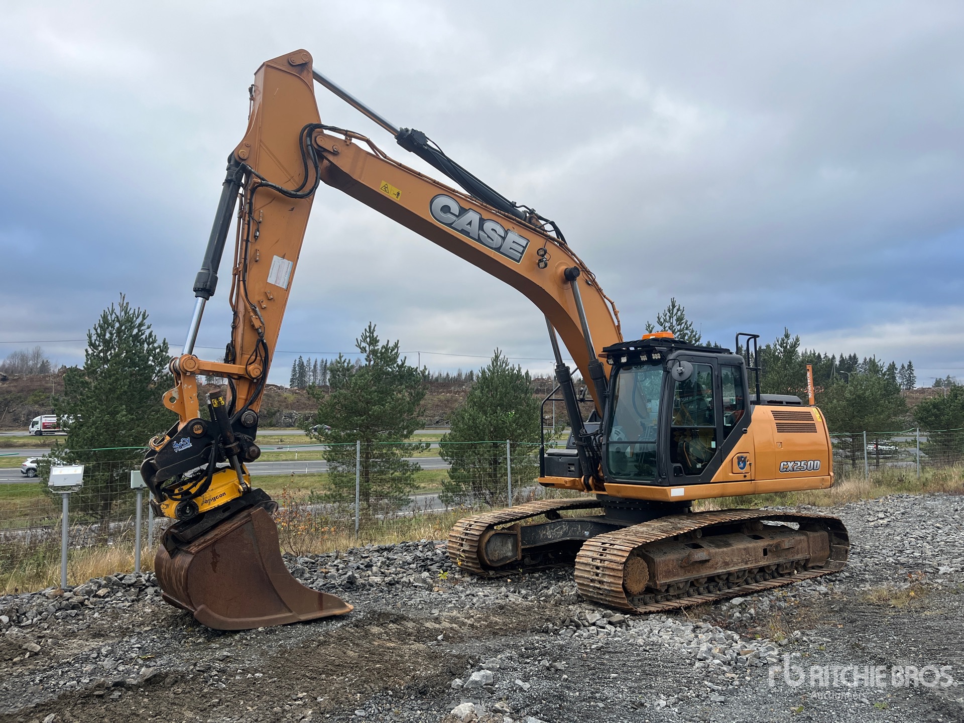 2017 Case CX250D Excavadora de Cadenas