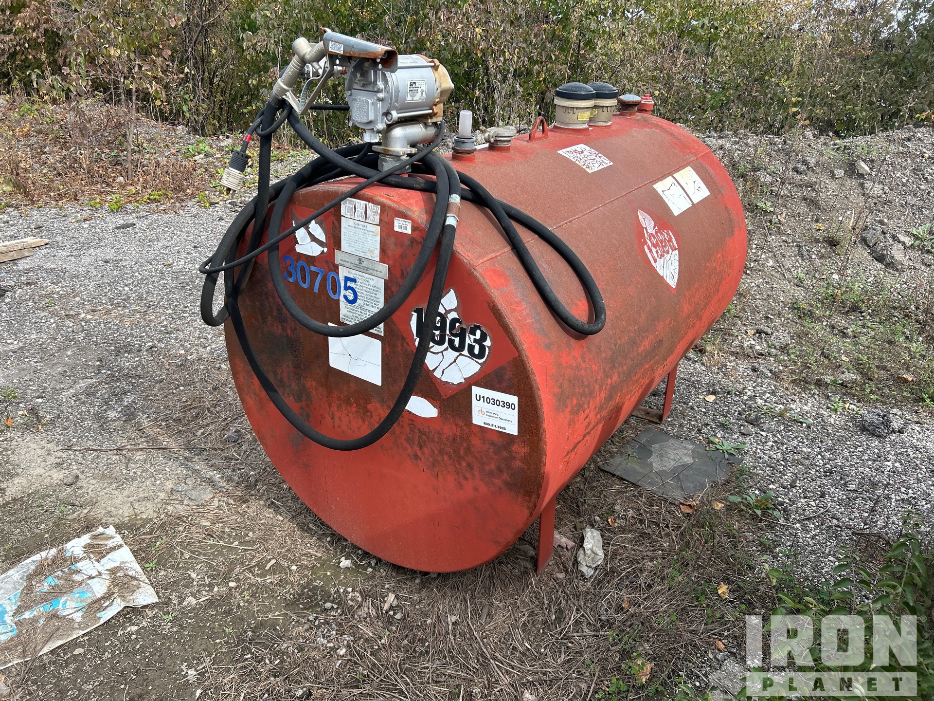 Skid Mounted Steel Fuel Tank