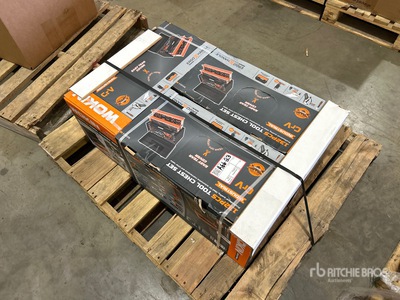 Quantity of (3) Wokin 132 pc Tool Chest Set
