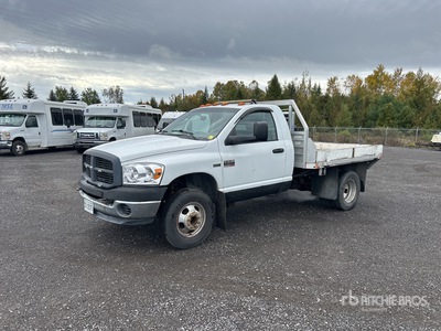 2009 Dodge 3500 4x2 Flatbed Truck