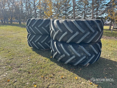 Quantity of (4) Michelin Mach Bib 710/70R38 Floater Sprayer Tires