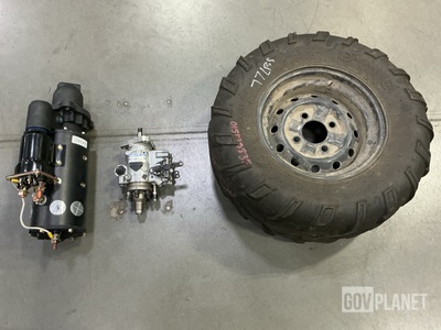 (1) Metering Fuel Pump, (2) Tires & Assorted Items