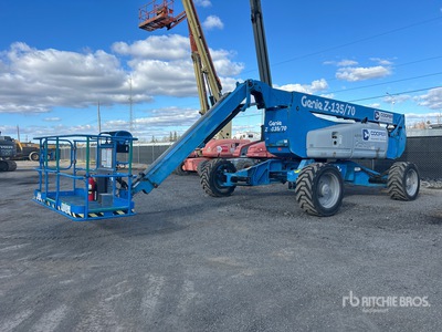 2012 Genie Z-135/70 4WD Diesel Articulating Boom Lift