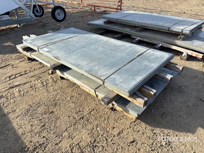 Quantity of (72) 14ga x 48 x 96 Galvanized Sheet (6963 lbs)