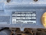 Engine with Emission Label