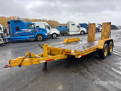 Custom Built 14 ft T/A Equipment Trailer