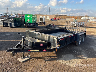 2020 Miska 15 ft T/A Utility Trailer