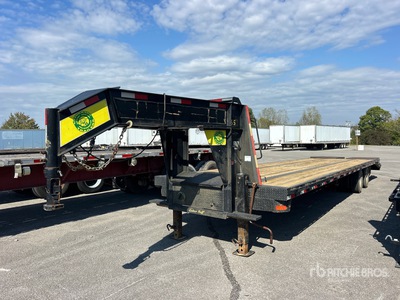 2022 Gatormade 30 ft T/A Gooseneck Remolque Portamaquinaria