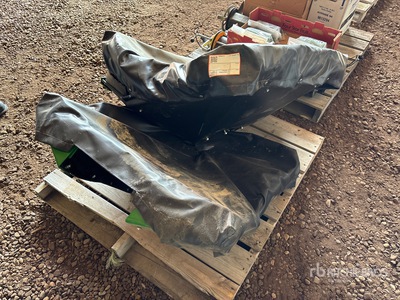 Quantity of (2) Miller Bobcat 225 John Deere Air Cart Auger Hoppers