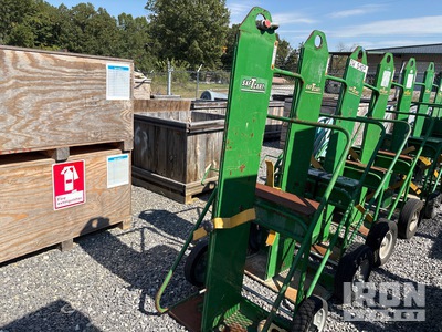 Quantity of (5) SafeTcarts Torch Cart W/all Bottle Clamps