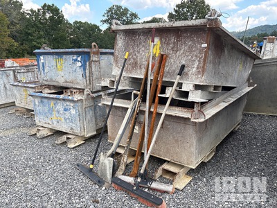 Quantity of (6) Skip Pans 2 ft x 4 ft x 8 ft その他 - 店舗 & 倉庫