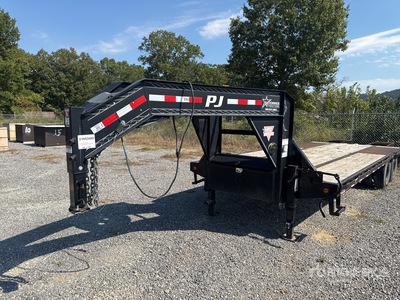 20000 lb 26 ft T/A Gooseneck 26 Remolque caja abierta