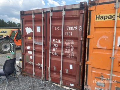 20 ft Standard Conex Box 178829-2 20 ft Storage Container