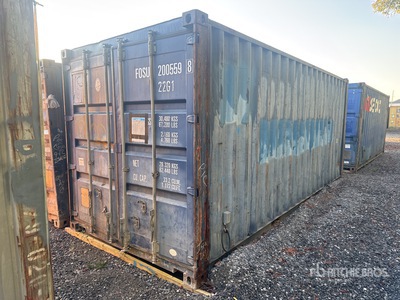 20 ft Standard Conex Box C-22 (200559-8) 20 ft Storage Container