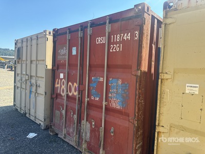 20 ft Standard Conex Box 118744-3 20 ft Contenedor de almacenamiento