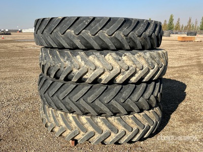 Quantity of (4) Michelin Spraybib 380/90R46 Tires - Fits Case 4440