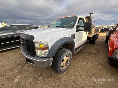 2008 Ford F-450 XL 4x2 Flatbed Dump Truck (Inoperable)