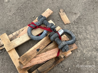 Quantity of (2) 50 Ton Shackle
