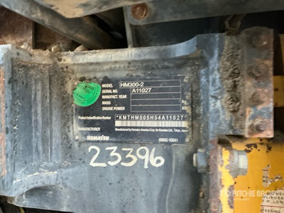 2007 Komatsu HM300-2 Articulated Dump Truck