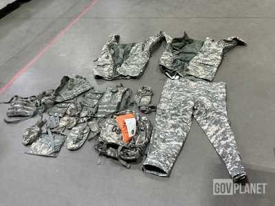 (3) Rifleman Sets, (5) Clothing Bags, (3) Jackets & Assorted Items