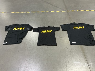 (770) Assorted Physical Fitness T-Shirts w/ARMY Logo