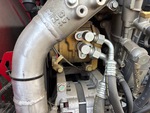 Engine with A/C Compressor