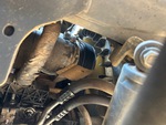 Engine with A/C Compressor