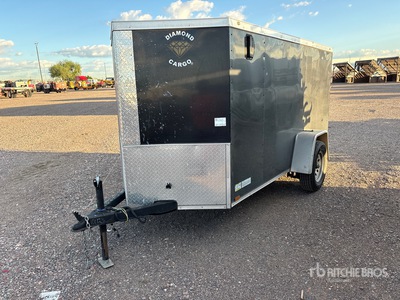 2023 Diamond Cargo 5X10 SA-2990 10 ft S/A Enclosed Trailer